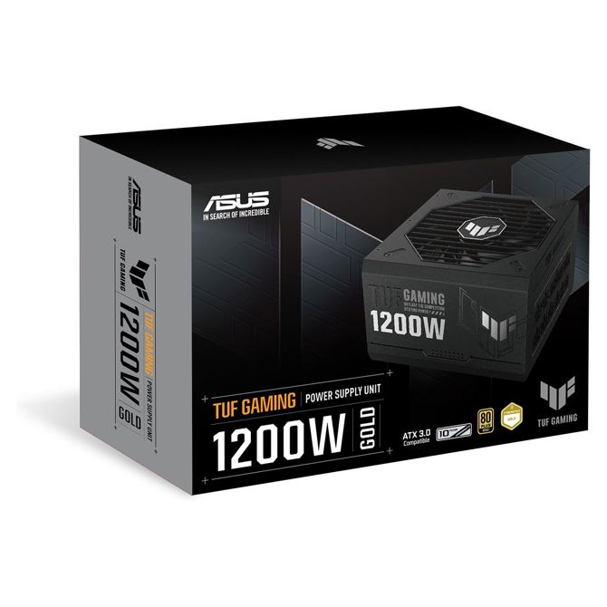 1200W ASUS TUF Gaming napajalnik 80+ Gold ATX3.0 PCIe5.0 135 mm ventilator 4