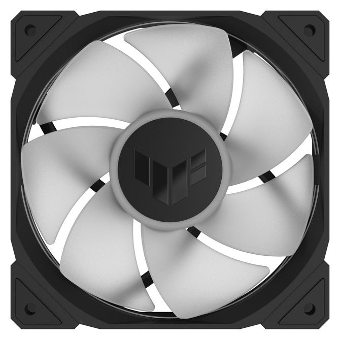 120 mm ventilator za ohišje ASUS TUF GAMING TR120 ARGB, obrnjen, črn, 120 mm, PWM 5