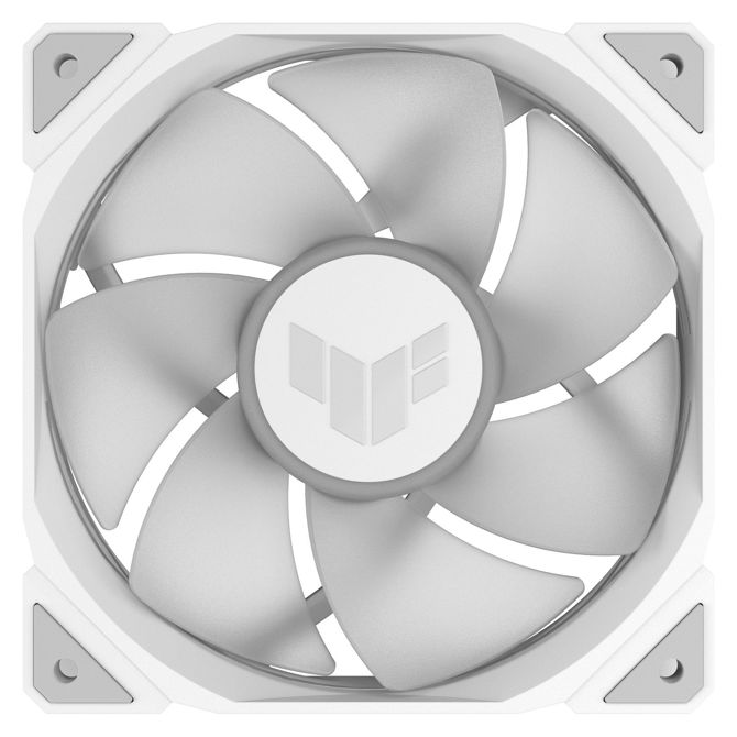 120 mm ASUS TUF GAMING TR120 ARGB 3x ventilatorji za ohišje, obrnjeni, beli, 120 mm, PWM 5