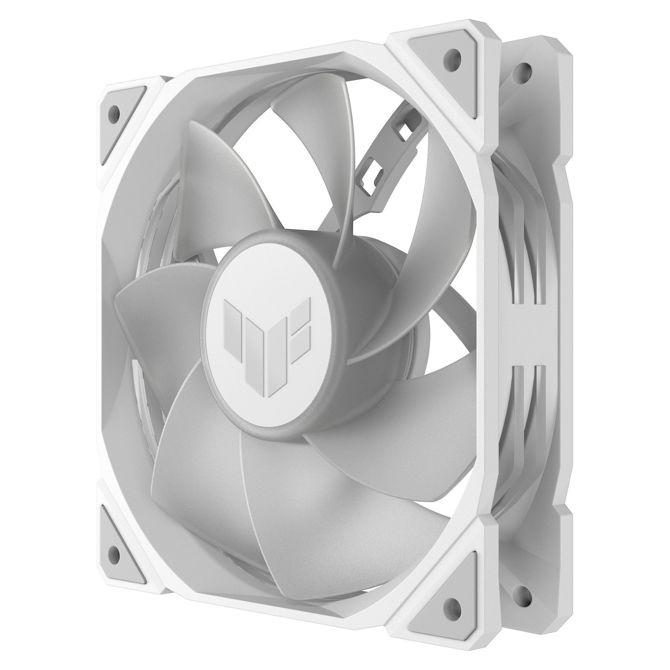120 mm ASUS TUF GAMING TR120 ARGB 3x ventilatorji za ohišje, obrnjeni, beli, 120 mm, PWM 6