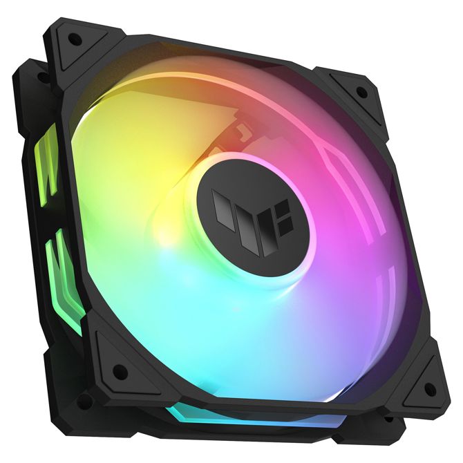 120 mm ventilator za ohišje ASUS TUF GAMING TR120 ARGB, črn, 120 mm, PWM 2