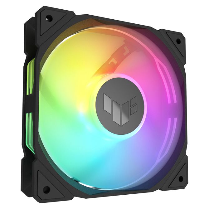 120 mm ventilator za ohišje ASUS TUF GAMING TR120 ARGB, črn, 120 mm, PWM 4