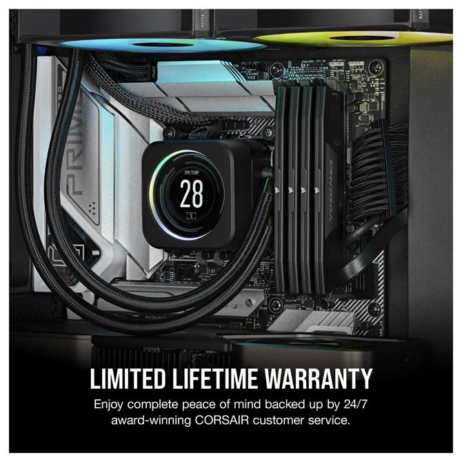 RAM za računalnike Corsair Vengeance CMK128GX5M4B5600C40 128GB (4x32GB), DDR5, 5600MHz, Intel XMP, črna 4