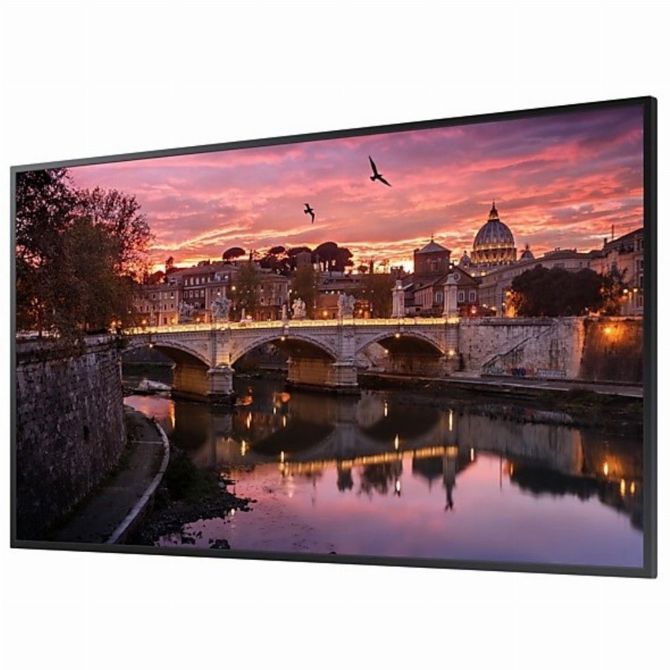 Monitor Samsung QB55R-B Crystal UHD Digital Signage, 140 cm (55), 4K UHD (3840 x 2160), HDMI, Wi-FI, LAN, DVI, 16 : 9, 2 x USB 4