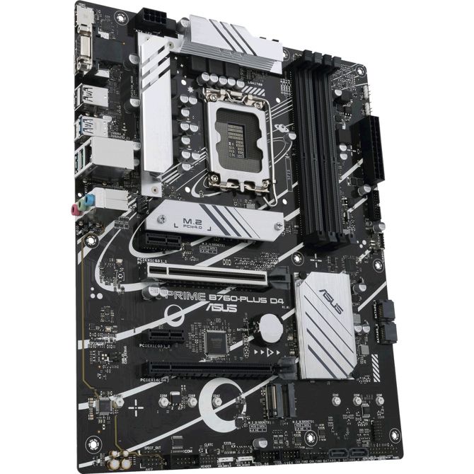 Osnovna plošča ASUS PRIME B760-PLUS D4 LGA1700 ATX 4xDIMM DDR4 1xDP 1xHDMI 1xVGA 4xSATA 3xM.2 MB 94129753 3