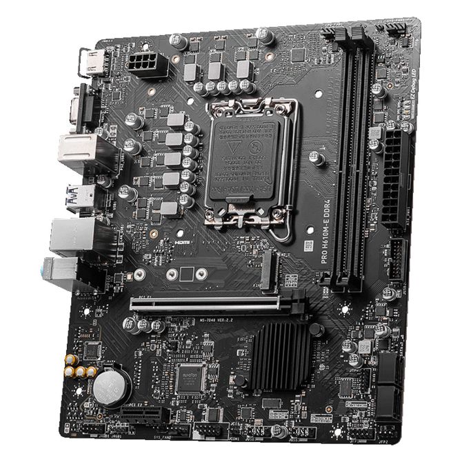 Osnovna plošča MSI H610M-E PRO mATX D4, LGA 1700 3