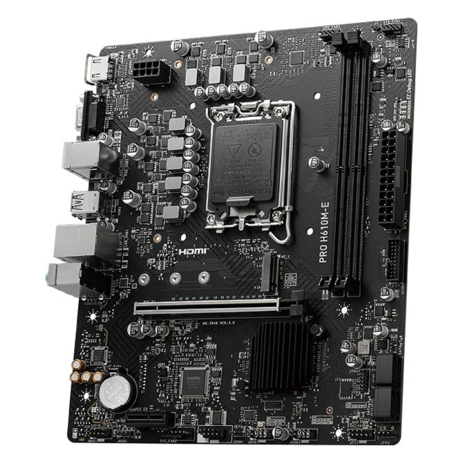 Osnovna plošča PRO H610M-E (H610.S1700.mATX.DDR5) 3