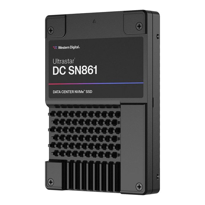 Vgradni SSD WD Ultrastar DC SN861 2.5 WUS6CA216PSP9X3 - SSD - Center podatkov - 1,6 TB - notranji - U.2 PCIe 5.0 x4 (NVMe) 2