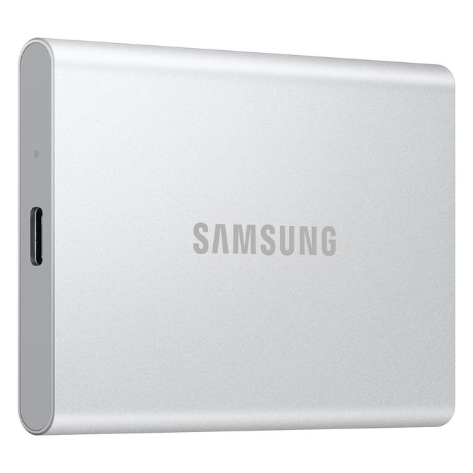 Zunanji SSD disk Samsung T7 Resurrected 2TB, USB-C 3.2 Gen 2, 1050 MB/s, strojno šifriranje, aluminij, srebrn 2