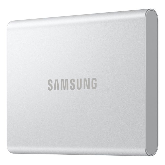 Zunanji SSD disk Samsung T7 Resurrected 2TB, USB-C 3.2 Gen 2, 1050 MB/s, strojno šifriranje, aluminij, srebrn 5