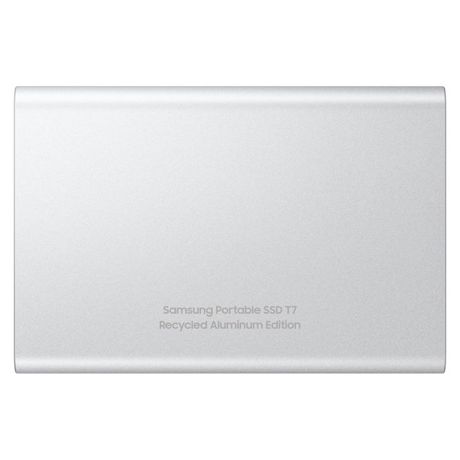 Zunanji SSD disk Samsung T7 Resurrected 2TB, USB-C 3.2 Gen 2, 1050 MB/s, strojno šifriranje, aluminij, srebrn 6