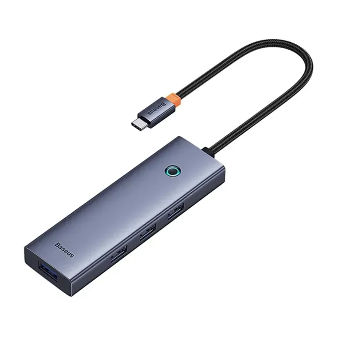 4v1 Hub Baseus UltraJoy USB-C do USB 3.0 (space grey) 5