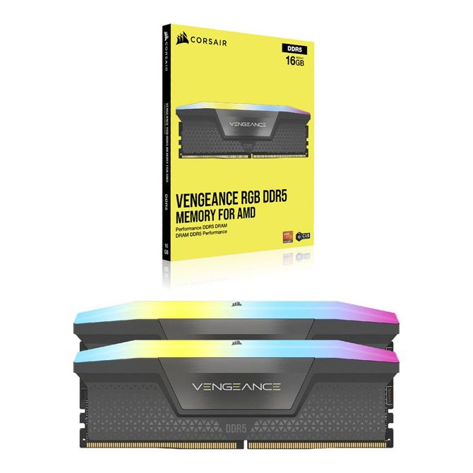 RAM CORSAIR 64GB PC 5200 CL40 KIT (2x32GB) VENGEANCE RGB B 5