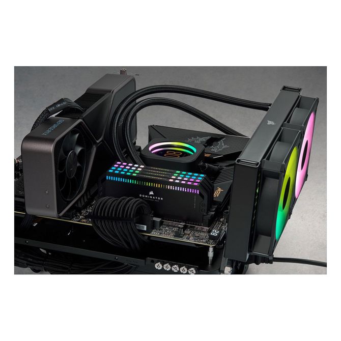RAM za računalnike Corsair DOMINATOR P RGB 64GB (4x16GB) DDR5 6400MHz CL32 RGB 6