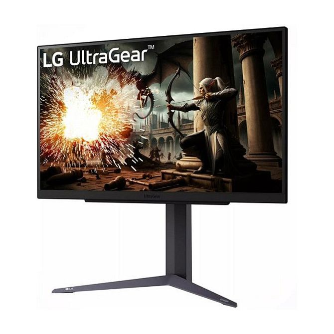 Monitor LG UltraGear 27GS75Q-B 68,6 cm (27), 2560x1440 (QHD), 16:9 IPS 300cd/m2, 1ms 200Hz 2xHDMI DP Pivot Black 3