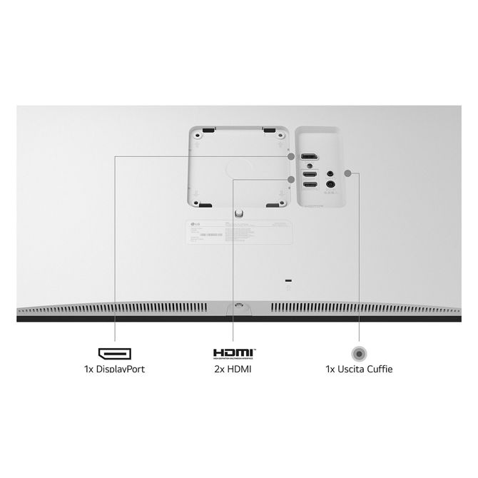 Monitor LG 27US550-W UltraFine 68,58 cm (27,0), 3840x2160 (4K UHD), IPS 5ms 60Hz HDR10 2xHDMI DP Pivot Bela 2