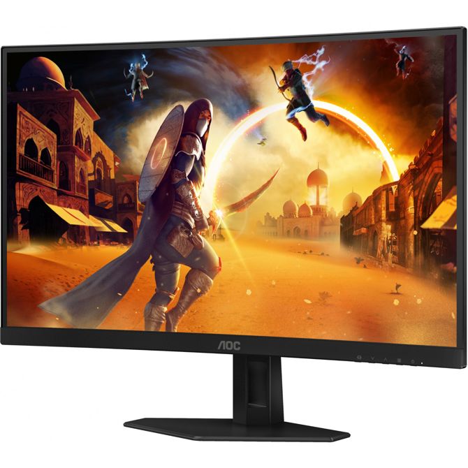 Monitor AOC Gaming C27G4ZXE, 68,6 cm (27), 1920 x 1080 (FHD), 16 : 9, FHD, VA, ukrivljen, HDR10, 3 ms, 280 Hz, 2 x HDMI, DP, črn 6