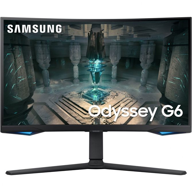 Monitor Samsung S27BG650EU ODYSSEY G6 68,58 cm (27,0), 350cd/m2, 16:9 1ms 2xHDMI DisplayPort VESA Pivot Speaker QHD 240Hz Curved Gaming Black 2