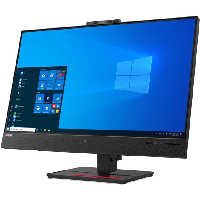 Monitor Lenovo ThinkVision T27hv-20 68,5cm (27), 350cd/m2, 16:9 4ms IPS HDMI DisplayPort USB-C 90w, spletna kamera VESA Pivot Speaker QHD črn 6
