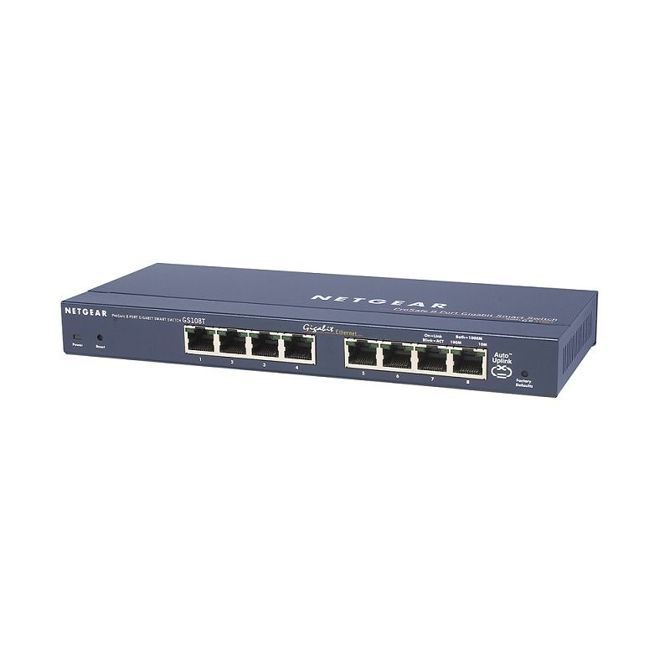 NETGEAR GS108Tv2 8x 10/100/1000 Smart Managed switch v2 2