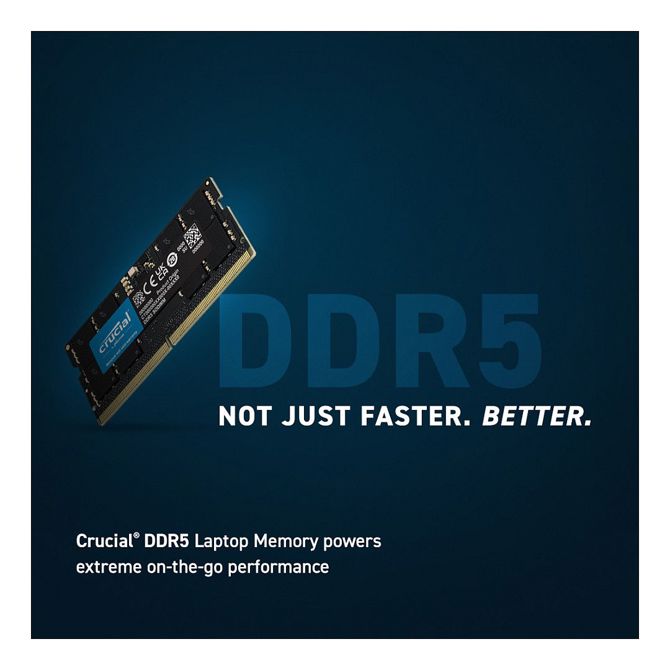 RAM za računalnike Crucial 96GB KIT (2x48GB) DDR5 5600MHz CL46 ECC SO-DIMM 2