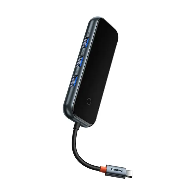 Adapter 4w1 Baseus Hub USB-C na 4xUSB 3.0 (temno siv) 5