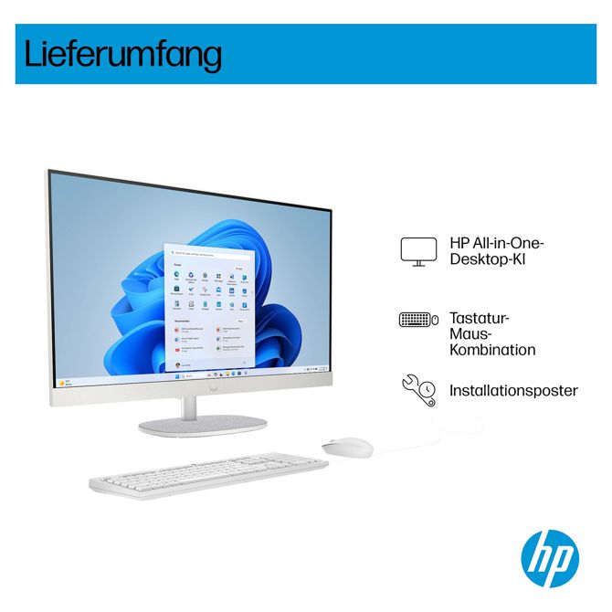 Večnamenski računalnik HP 27-cr2255ng CU5 225U/16GB/512SSD/DE/W11 Home White 4