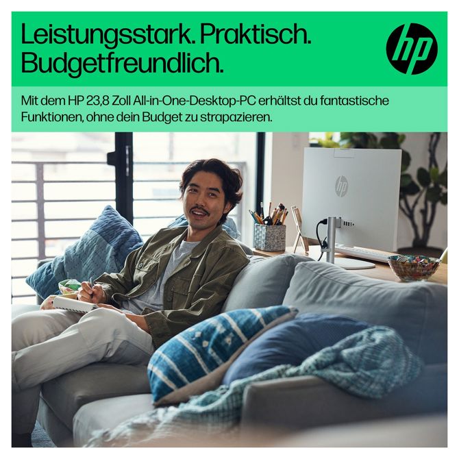 Večnamenski računalnik HP All-in-One 24-cr0112ng 23,8 N100/8 GB/512SSD/FreeDOS 4