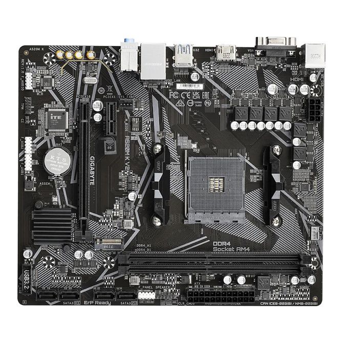 AM4 Gigabyte A520M K V2 mATX D4 2