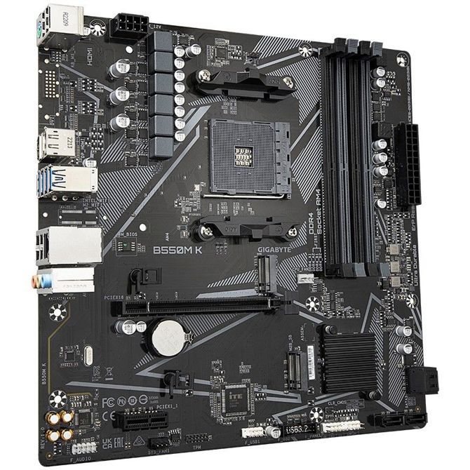 Osnovna plošča AM4 Gigabyte B550M-K 3
