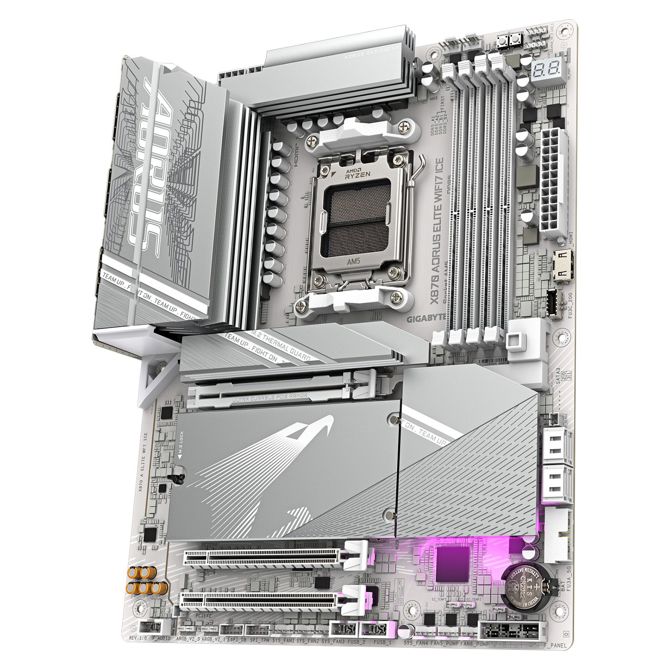 AM5 Gigabyte X870 AORUS ELITE WIFI7 ICE ATX 4