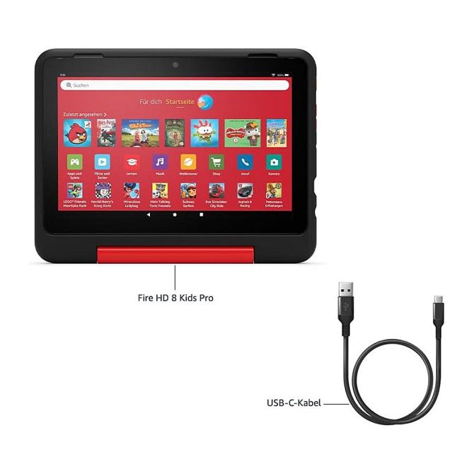 Tablični računalnik Amazon Fire HD 8 Kids Pro (2024) WiFi 32 GB 6 do 12 let, zelenomodra B0CVDMGB9N 4