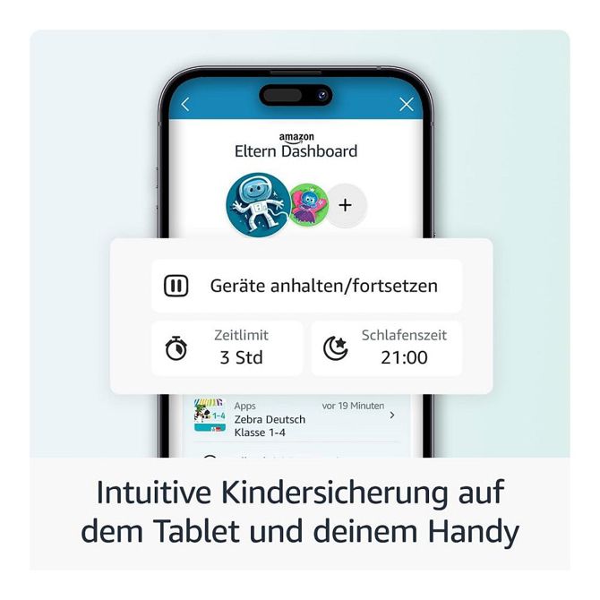 Tablični računalnik Amazon Fire HD 8 Kids Pro (2024) WiFi 32 GB 6 do 12 let, zelenomodra B0CVDMGB9N 5