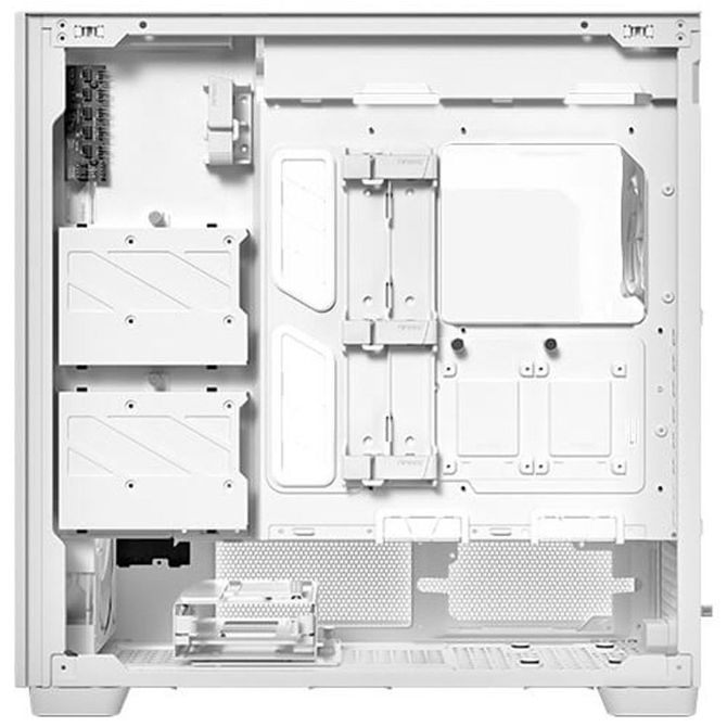 ANTEC Flux PRO White Full Tower okno leseno belo/rjavo gaming ohišje 6