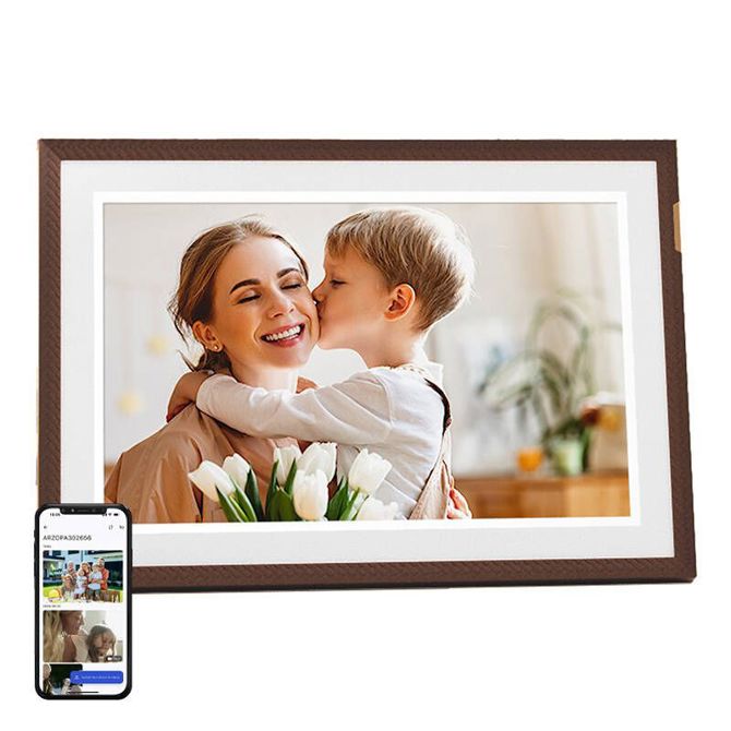 Arzopa D10 10,1" digitalni okvir (temno rjav) 2