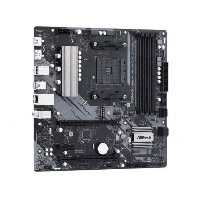 Osnovna plošča ASRock A520M Phantom Gaming 4 AM4 mATX HDMI/DP DDR4 maloprodaja 3