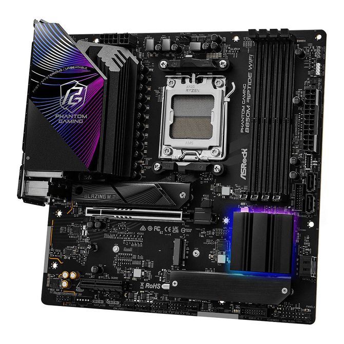 Osnovna plošča ASRock B850M Riptide WiFi AM5 mATX HDMI/DP DDR5 5