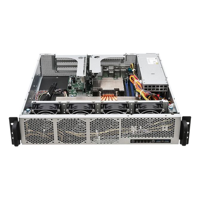 ASRock Barebone strežnik z enim podnožjem AM5 2U1G-B650/EVAC 3