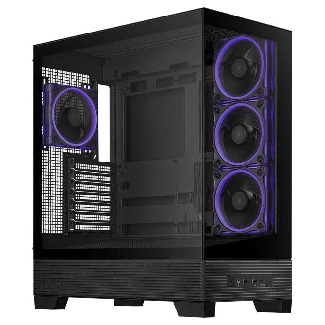 ASUS A31 PLUS TG ARGB ČRNEGA RAZGLEDA 3