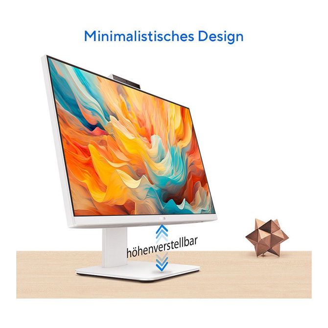 All In One računalnik Asus ExpertCenter P4 V440VAK i3-1315U, 8GB RAM, 512GB SSD, 23,8 FHD, DE, Windows 11 Home, bel 4