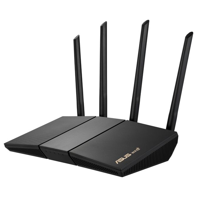 Brezžični usmerjevalnik router Asus RT-AX57 AX3000 Dual Band WiFi 6 Extendable Router 802.11ax Instant Guard Built-in VPN AiMesh Compatible Smart Home 2