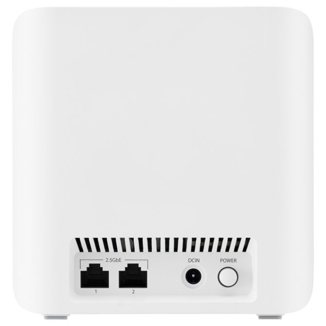 ASUS ZenWiFi BD4 WiFi 7 Mesh sistem, 2 kosa, bela, WLAN BE3600, dvopasovni, 2x 2,5G WAN/LAN (na enoto), pokritost do 455 m² 5