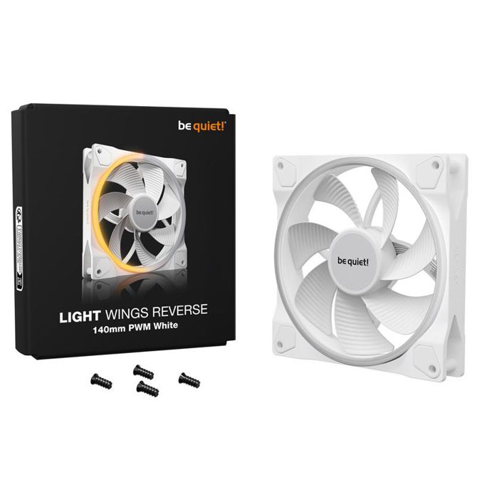 Ventilator BE QUIET! LIGHT WINGS (BL135) Reverse 140mm 4-pin PWM ARGB bel 4