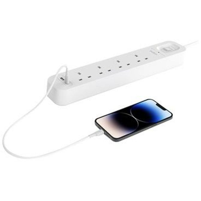 Belkin Surge Plus napajalni razdelilnik 4-smerni, 18W 2m kabel 2