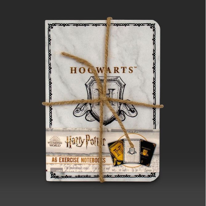 BLUE SKY HARRY POTTER A6 NOTEBOOKS 3PK - HOGWARTS SHIELD BELEŽNICE set 3 3