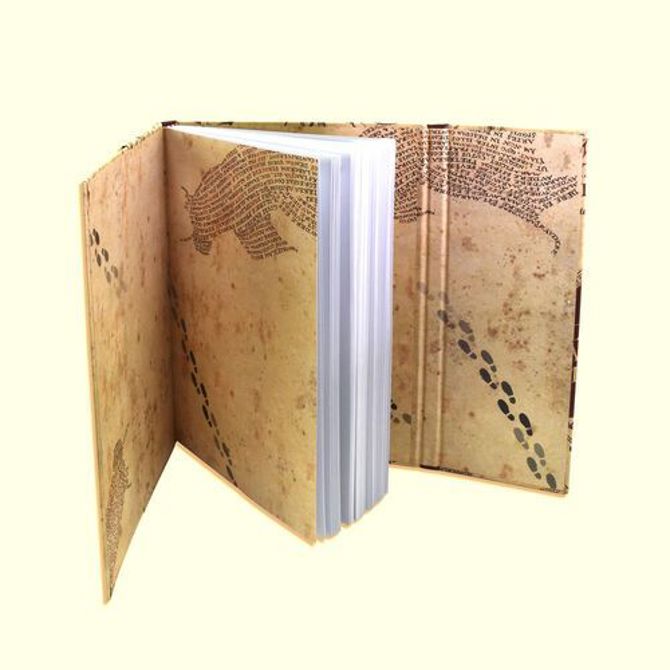 BLUE SKY HARRY POTTER MARAUDERS MAP A5 BELEŽNICA 2