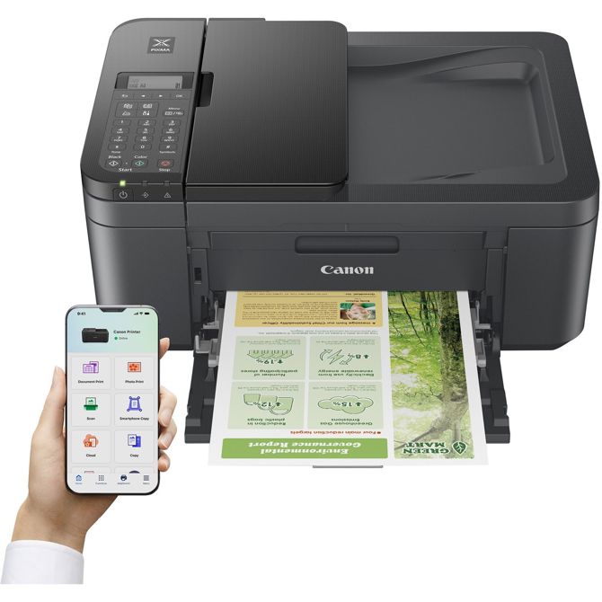 Brizgalni multifunkcijski tiskalnik Canon PIXMA TR4755i, USB, WLAN, kopiranje, skeniranje, fax, črna 2