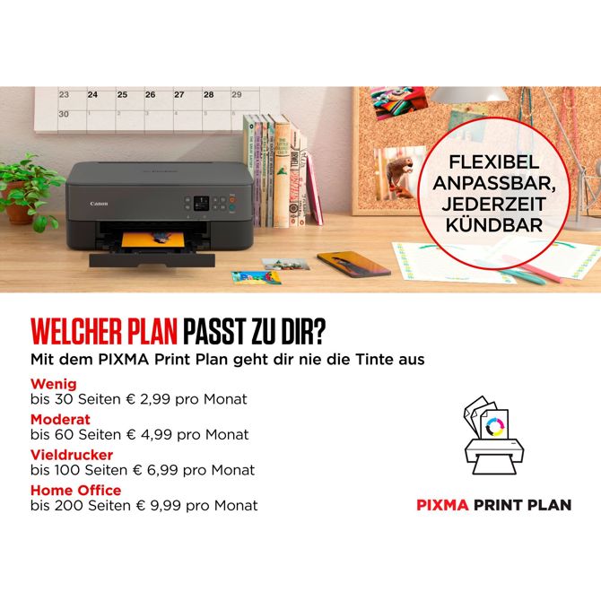 Brizgalni multifunkcijski tiskalnik Canon PIXMA TR4755i, USB, WLAN, kopiranje, skeniranje, fax, črna 6