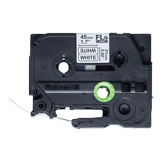 BROTHER FLe-2511 FLe posamezne nalepke z zastavicami bele/črne barve 72 kosov/kaseta za Brother P-touch D800W, P900W, P950NW 2