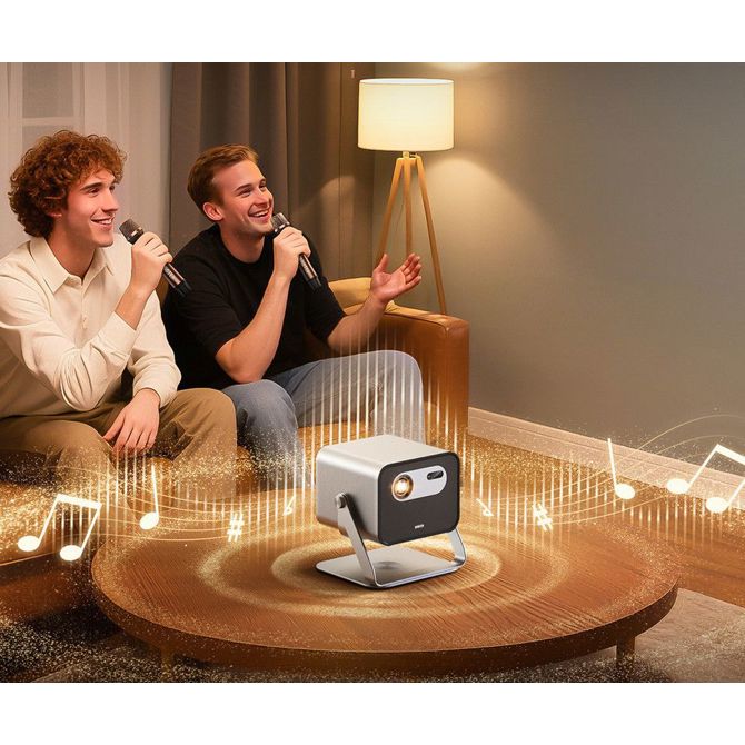 Projektor Byintek UFO R90 MAX prenosni LED, GoogleTV, 2200 ANSI lumnov, Full HD, Dual WiFi/Bluetooth 4
